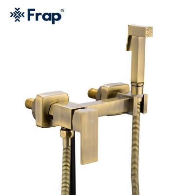 China Frap Sense Faucets New Handle Brass Single Handle Bidet Faucet F7504-4 Bronze Ceramic Toilet Bidet Faucet 25mm F7504-4 for sale