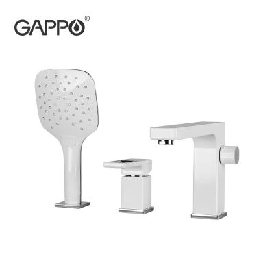 China Without Slide Bar Gappo Bathtub Mixer New With 3 Hole Chrome Shower Faucet Hot And Cold Water Bathroom Luxury Faucet G1117-8 for sale