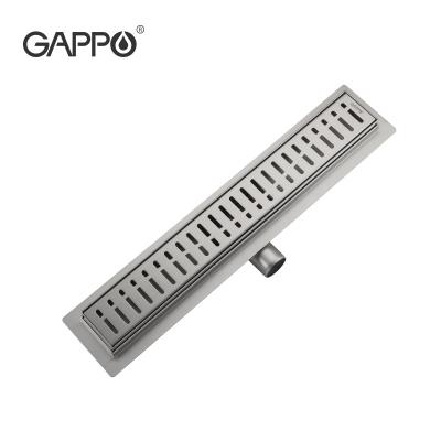 China Gappo Long G85007-3 Drainer SUS304 Stopper Satin Drain Floor Modern Classic Toilet Floor Drain for sale