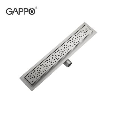 China Gappo Modern Style New G85007-2 Long Linear Drainer Stainless Steel Rain Floor Drain for sale