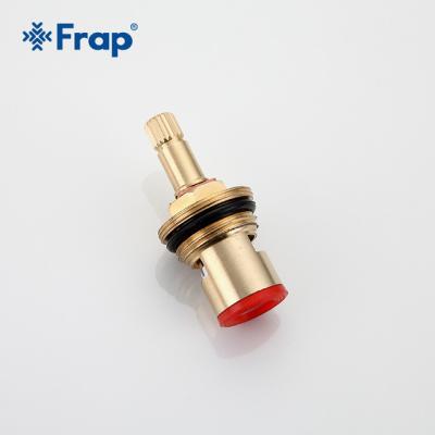 China Modern Brass Faucet Cartridge Handel Kitchen Basin Water Faucet Double Valve FRAP F52-4 for sale