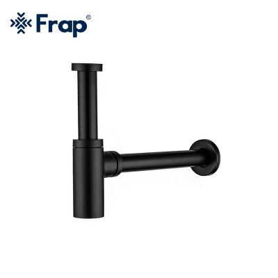 China Modern Frap New Black Basin Water Drain Waste With Pop Up Filp Overflow Stainless Steel Drain Bottle Trap 82-7 for sale