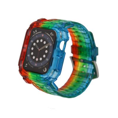 China Jelly Muti-Color Waterproof Smart Watch Lightweight Wrist Band Watch Silicone KT002 Case Protective Watch Band for sale