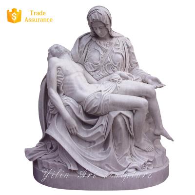 China Modern white marble mourns christ statue statue for church for sale