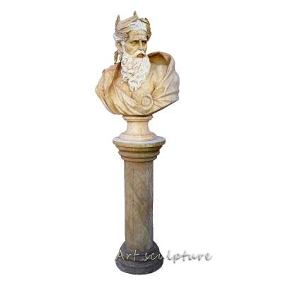 China Roman Marble Male Stone Bust Durable and Artistic Antique Cutout for Sale for sale