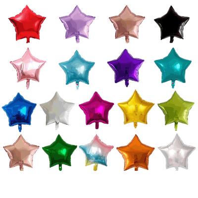 China Novelty 18 Inch Green Star Heart Shape Helium Balloon Birthday Party Decorations Kids Novelty Foil Balloons Wedding Christmas Supplies Gifts for sale