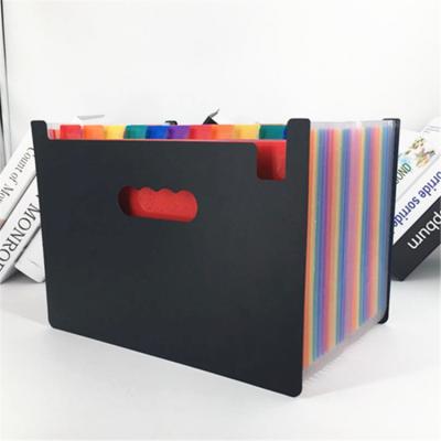 China 100% 100% 2022 Custom Modes Eco-Friendly Eco-Friendly A4 Matched Art Paper Document Filing Colored With 24 Pockets Expanding Folder for sale