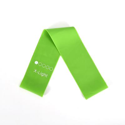 China Factory Wholesale Price High Tension Natural Latex Elastic Yoga Green Rubber Bands for sale