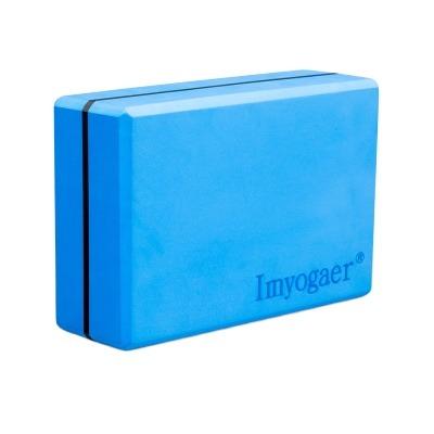 China Latest Design Compression Resistant New Arrival Blue Custom Ethylene Vinyl Acetate Logo Yoga Block Eva for sale