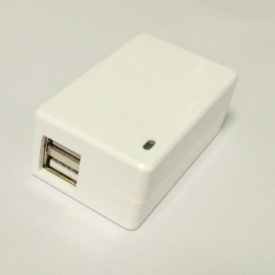 China De dubbele van de de Reislader 2A van Haven Multiusb Huidige Witte Kleur met Vouwbare Stop Te koop