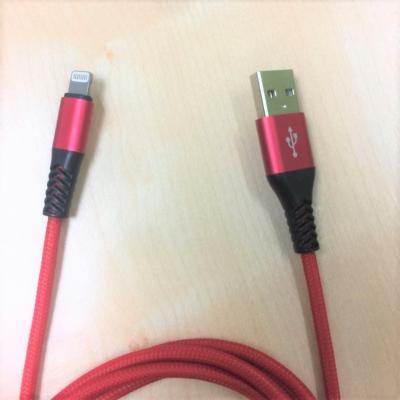 중국 빨간 급류 USB 자료 최대 아이폰 X/XS/XR/XS를 위한 위탁 케이블 코드 라이트급 선수 판매용