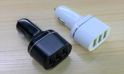 中国 IPhoneのための5V6.3A 30W 3の港の携帯電話USB車の充電器のタバコ車の充電器 販売のため