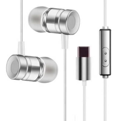 China USB-Art-c Earbuds magnetisches verdrahtet Ohr im Stereometallkopfhörer für Silber HTC U11 zu verkaufen