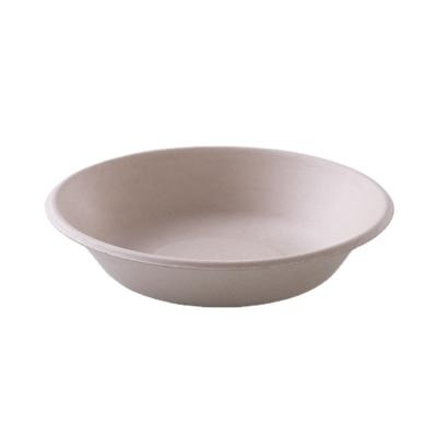 China Hot Selling Newest Wheat 460ml Soup Bowl Minimalist Hot Environmentally Friendly Disposable Straw Pulp For Dinner for sale