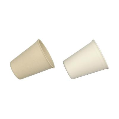 China Wholesale Eco-Friendly Customized 100% Compostable Biodegradable Bagasse Soup Cup Disposable Coffee Cup With Lid for sale