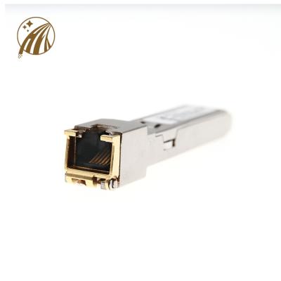 China Data Center 10/100/1000BASE 100m SFP Copper RJ45 Transceiver for sale