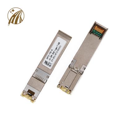 China Data Center 1000BASE 10G SFP Copper RJ45 30m 100m Transceiver for sale