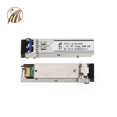 China High Quality Data Center LX 1310nm 20KM LC 1.25G SFP Fiber Transceiver for sale