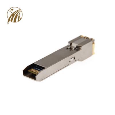 China New Design RJ45 Data Center Fiber Connector 100M 1000BASE SFP Compatible Transceiver Module for sale