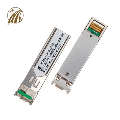 China High Quality Data Center 1490nm TX 1550nm LC 1.25G SFP 80km Fiber Optic Transceiver for sale