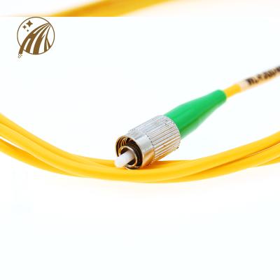 China FTTH Single Mode FC APC High Density Simplex Fiber Optic Patch Cords Fiber Optic Patch Cable for sale