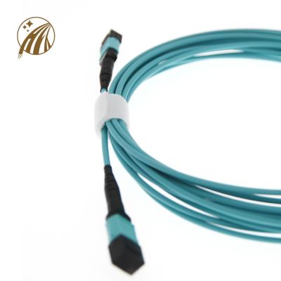 China High Grade FTTX Dense Trunk 12fiber OM3 MTP Cable MTP Patch Fiber Single Trunk Patch Cord for sale