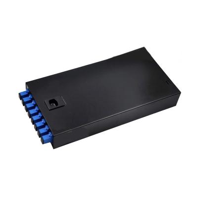 China FTTH FTTB FTTX SC/LC Network Fiber Optic Terminal Box With 8 Ports 16 Core Terminal Box Fiber Optic Connector Box for sale