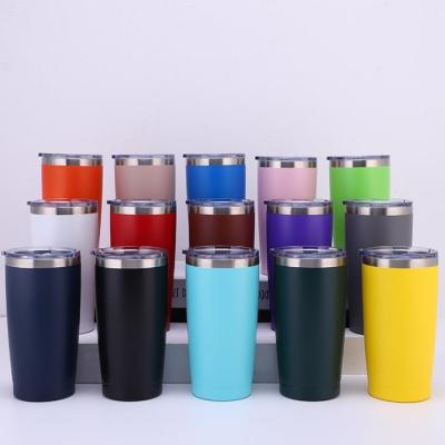 China Durable Custom Drinkware Logo Printed 20/30oz Vacuum Insulated Tumbler With Lids Travel Mugs Works Great For Ice Beverages And Hot Beverage for sale