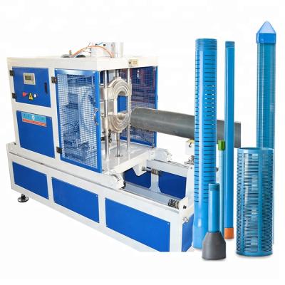 China PIPE PVC Wrap Pipe Screen Pipes PVC Well Pipe Threading Machine for sale