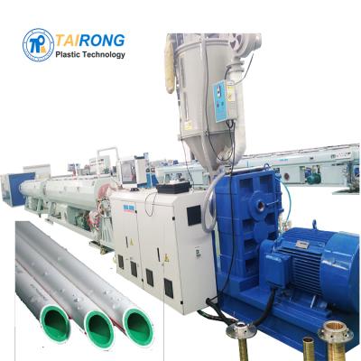 China PIPE Fiberglass PPR Tube Machine / Fiberglass PPR Pipe Making Extruder Maker for sale