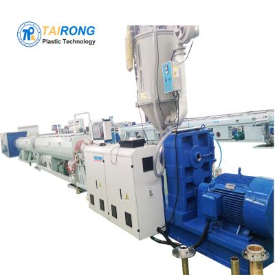 China PIPE HDPE PE Silicon Pipe Plastic Tube Making Line Production Machine Extrusion Line for sale