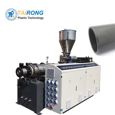 China Double PIPE PVC Pipe Extrusion Line / 16-63mm PVC Pipe Making Machine for sale