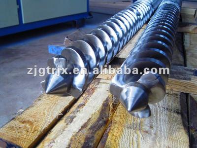 China PVC screw and barrel for plastic extruder machine SJZ for sale