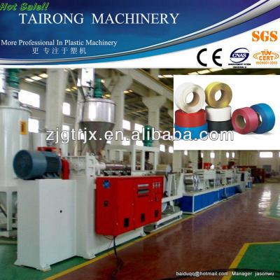 China PUFF high pp spped tie production line / recycled pp tie mark making machine for sale