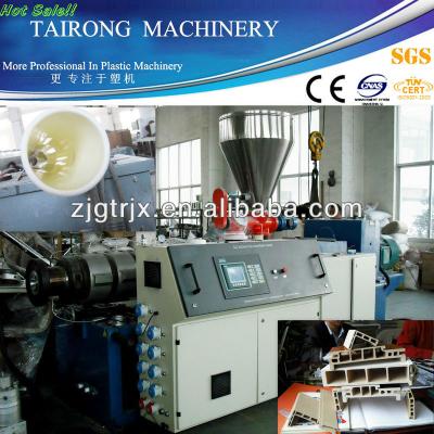 China Conical Twin Screw Extruder / PIPE PVC Extruding Machine for sale