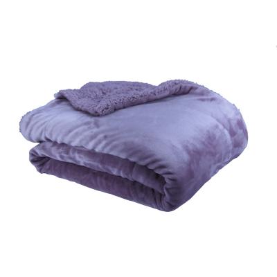 China Antistatic Micro Flannel Fleece Sherpa Blanket for sale