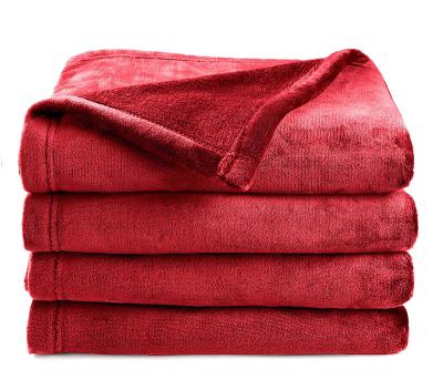 China ANTI-PILLING; BREATHABLE; NO FACING Flannel Fleece Blanket FADING Ultrasoft Throw for sale