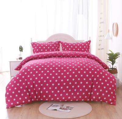 China 100% Micro Duvet Cover Set Sheet Nondisposable Fiber Printed Bed Line for sale