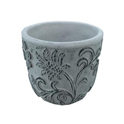 China Suitable for indoor home decoration and placement. Creative High Quality Modern Concrete Ceramic Succulent Tree Garden Cement Decor Design Indoor Outdoor Planter Flower Pots for sale