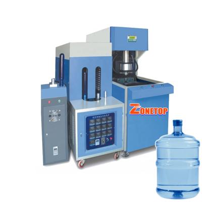 China Semi-automatic Bottle 19 Liter 20 Litros PET Bottle Blower / Large Water Bottle Making Machine for sale