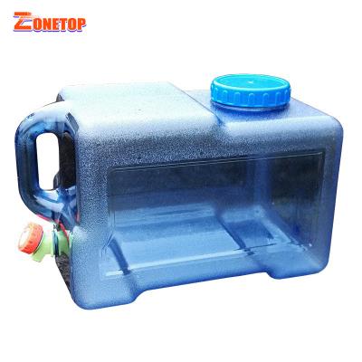 China Waterless PC Material 5L 8L 12L 15L 18L Outdoor Storage Sample 20 Liter Water Container With Tap for sale