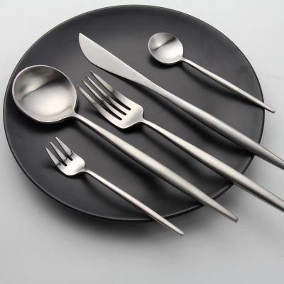 China Stocked Portuguese Spoon Fork Knife 18/8 Halloween Stainless Steel Flatware Set for sale