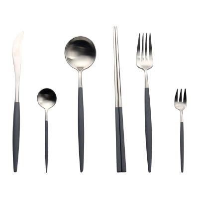 China Best Stocked Choice 18/8 Stainless Steel Custom Design Flatware Set for sale