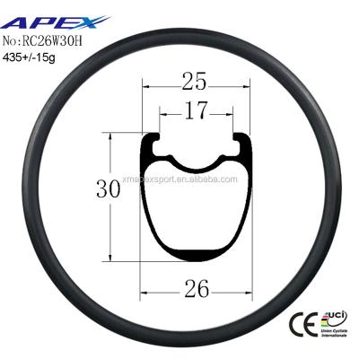 China Road Bikes APEX 700C Carbon Road Bike Rim Width 26mm Tubular 2022 Size 30mm With Customized Service for sale