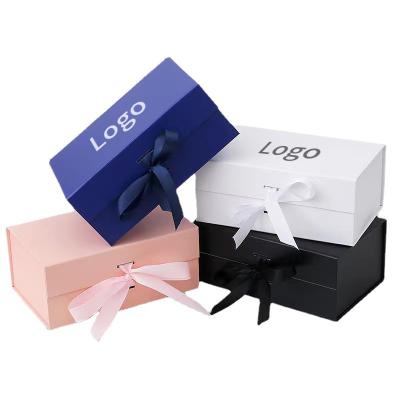 China Wholesale Custom Recyclable All Size Sample Clamshell Printing Logo Gift Art Paper Boxes Kraft Paper Gift Boxes With Handle for sale