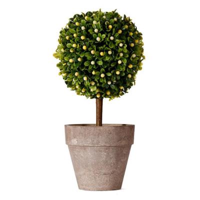 China Eco - Friendly Eco - Friendly Plastic Ball Shaped Artificial Plants Indoor Outdoor Plants for sale