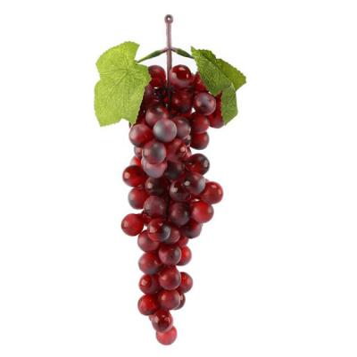 China Eco-friendly Wholesale Realistic Plastic Grape Artificial Fruit for sale