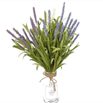 China Eco-friendly Cheap Wholesale Colorful Artificial Flowers Foam Lavender Artificial Flower for sale