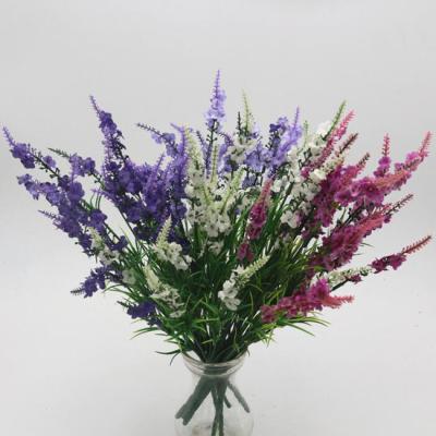 China High Quality Real Touch Lavender Home Decoration Eco - Friendly Artificial Flowers for sale