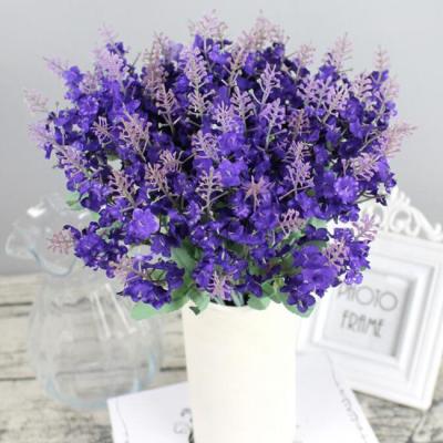 China Custom Lavender Decorative Artificial Flowers Eco - Friendly Decoration for sale